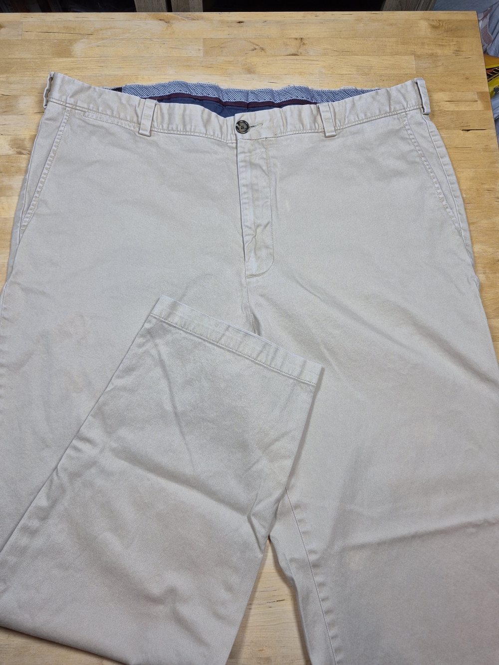 Johnston & Murphy Light Beige Chino Pants